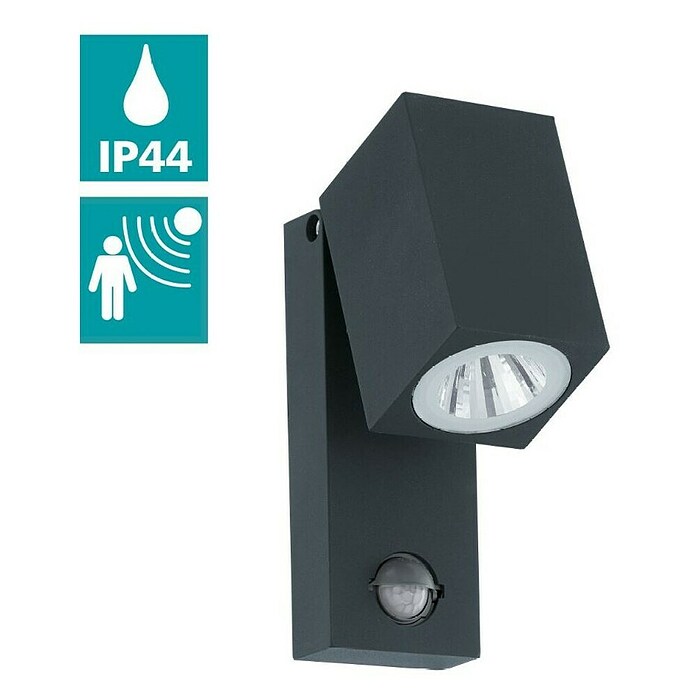 Eglo Vanjska zidna svjetiljka Sakeda  (5 W, Antracit, IP44) | BAUHAUS