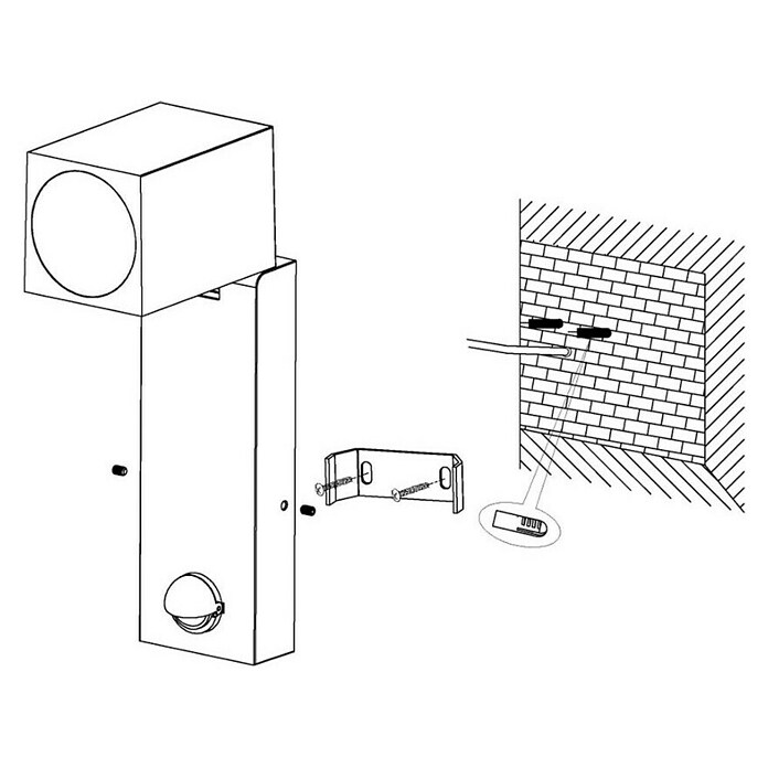 Eglo Vanjska zidna svjetiljka Sakeda  (5 W, Antracit, IP44) | BAUHAUS