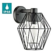 Eglo Vanjska zidna svjetiljka Canove  (60 W, Boja kućišta: Crne boje, Boja sjenila: Saten prozirno, IP55) | BAUHAUS