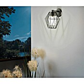 Eglo Vanjska zidna svjetiljka Canove  (60 W, Boja kućišta: Crne boje, Boja sjenila: Saten prozirno, IP55) | BAUHAUS