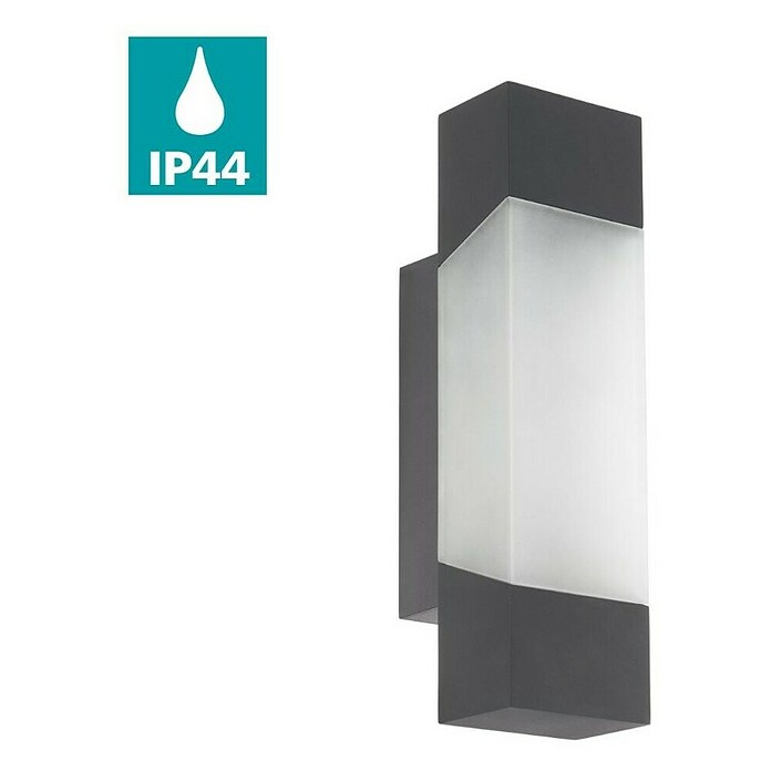Eglo LED zunanja stenska svetilka Gorzano  (4,8 W, 80 x 105 x 290 mm, Antracit, IP44) | 3078 - Wandleuchte Outdoor | CAJA - Outdoorleuchten Hochvolt | CAJ - Outdoorleuchten | CA - Beleuchtung | C - Elektro | BAUHAUS