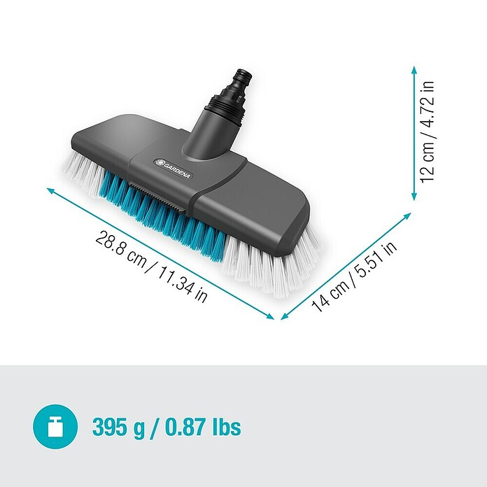 Gardena Cleansystem Comfort schrobber Cleansystem (Watergeleidend) | BAUHAUS