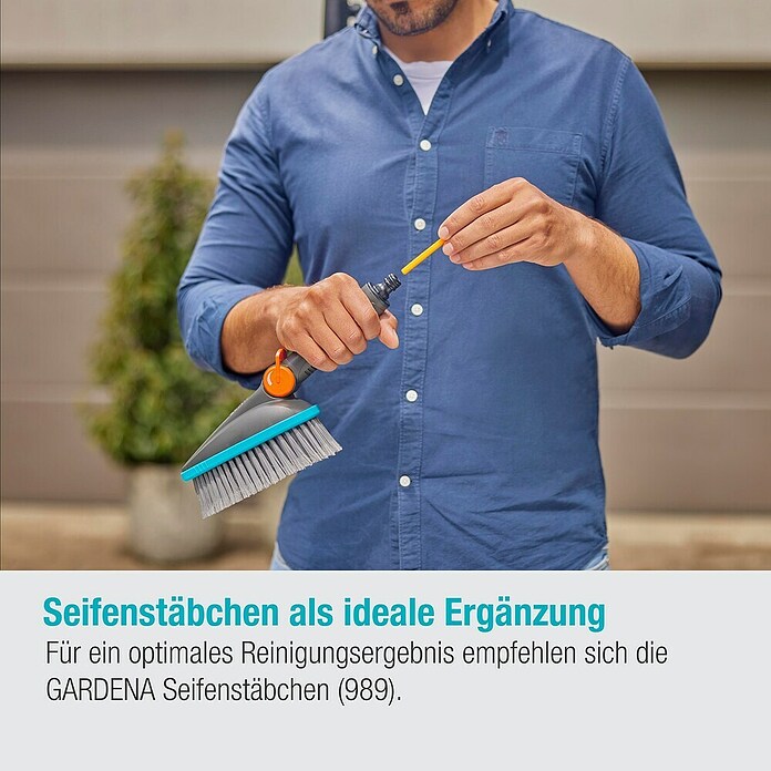 Gardena Cleansystem Udobna ročna krtača Cleansystem M soft  (Vodonosni) | 7317 - Wassertechnik Reinigung | IAFB - Systemteile Wassertechnik | IAF - Wassertechnik | IA - Gartenhartware | I - Stadtgarten | BAUHAUS