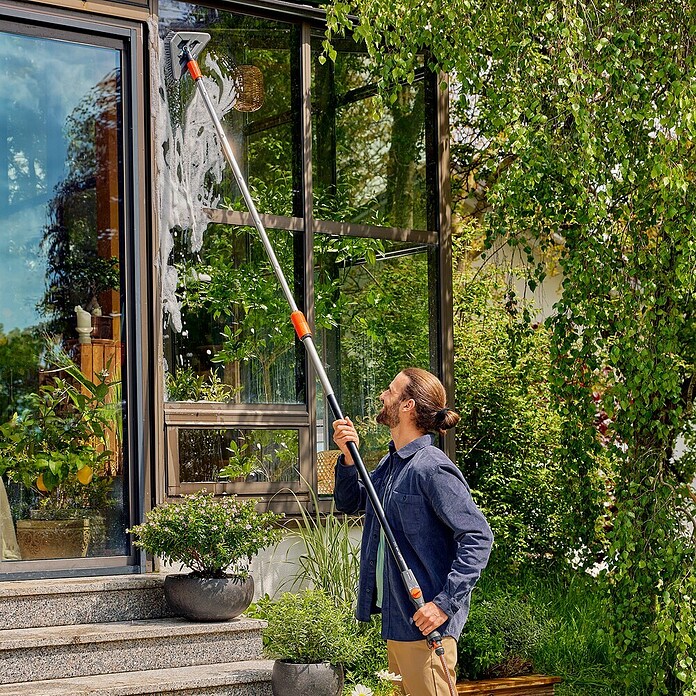 Gardena Zwenkbare schrobber Cleansystem (Scharnierende borstel) | BAUHAUS