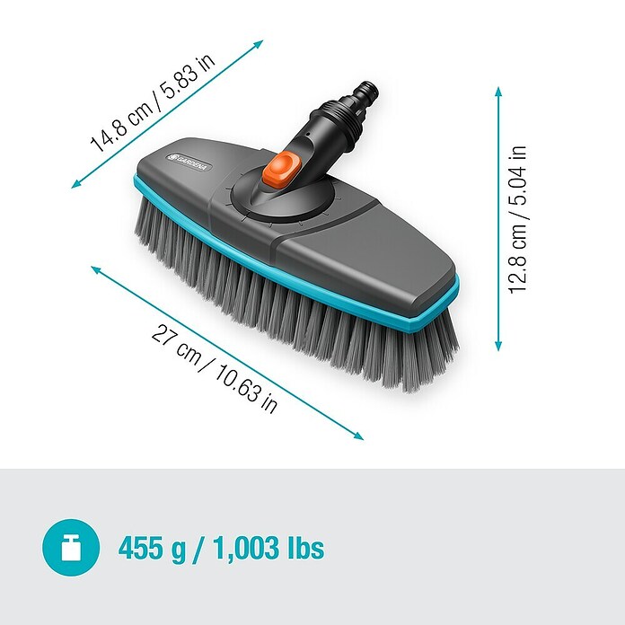 Gardena Cleansystem Wasborstel Cleansystem (Watergeleidend) | BAUHAUS