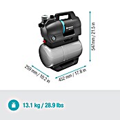 Gardena Grupo de presión 3800 Silent (600 W, Capacidad de bombeo máx.: 3.800 l/h, Presión máx.: 3,9 bar) | BAUHAUS
