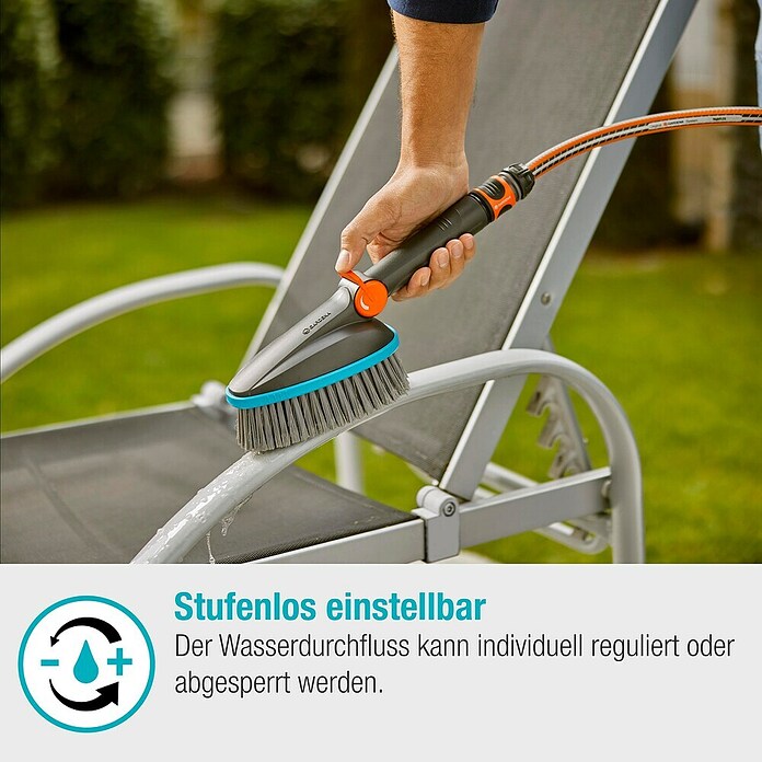 Gardena Cleansystem Udobna ročna krtača Cleansystem M soft  (Vodonosni) | 7317 - Wassertechnik Reinigung | IAFB - Systemteile Wassertechnik | IAF - Wassertechnik | IA - Gartenhartware | I - Stadtgarten | BAUHAUS