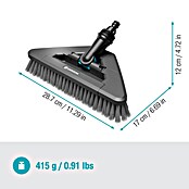 Gardena Zwenkbare schrobber Cleansystem (Scharnierende borstel) | BAUHAUS