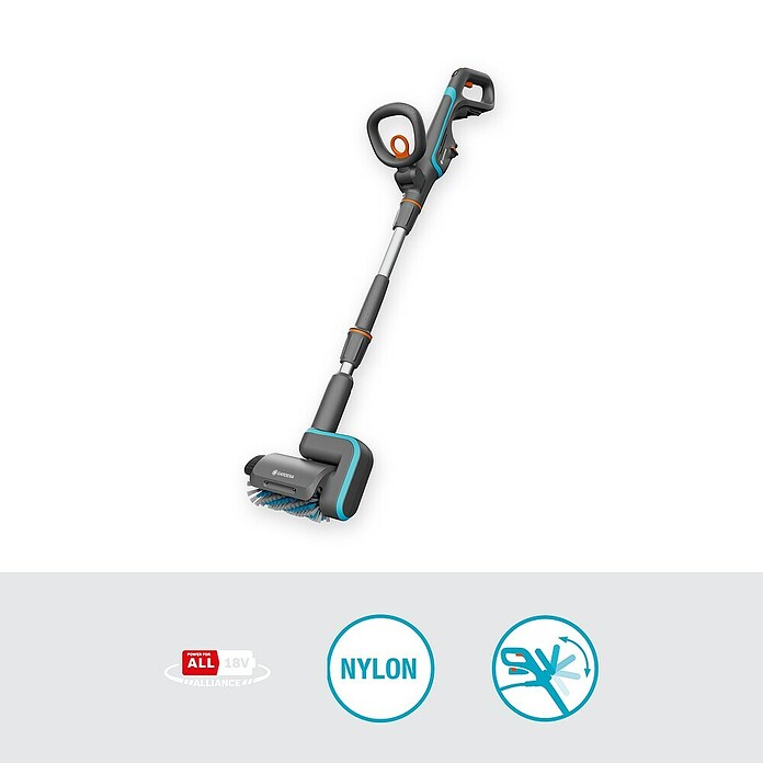 Gardena Power for All 18V Akku-Reinigungsbürste AquaBrush Patio 03/18V (Ohne Akku) | BAUHAUS