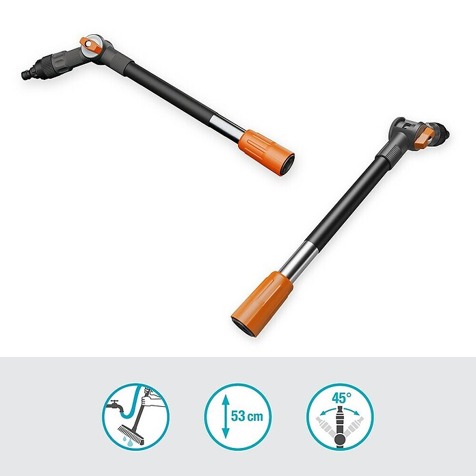 Gardena Watersteel Cleansystem (Lengte steel: 53 cm, Aluminium) | BAUHAUS