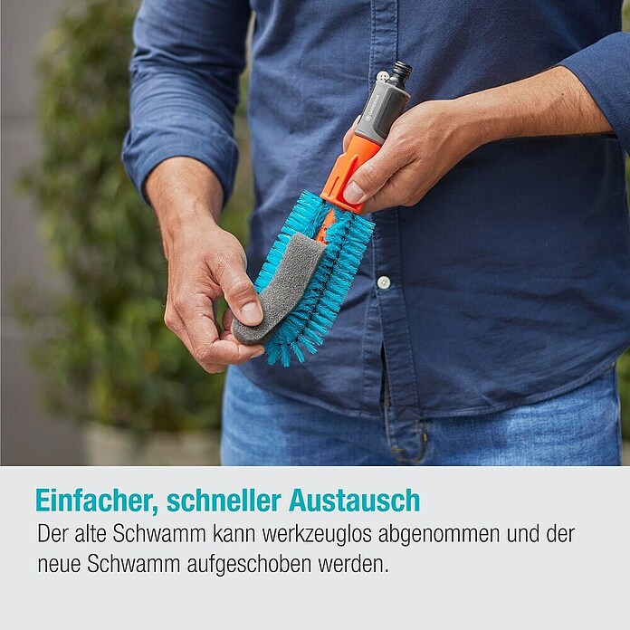 Gardena Ersatzschwamm Cleansystem (Passend für: GARDENA Fahrradbürste Cleansystem) | BAUHAUS