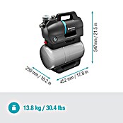 Gardena Grupo de presión 3900 Silent (650 W, Capacidad de bombeo máx.: 3.900 l/h, Presión máx.: 4,3 bar) | BAUHAUS