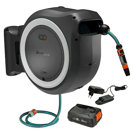 Gardena Power for All 18V Enrollador de manguera de batería Power-Roll XXL en Kit