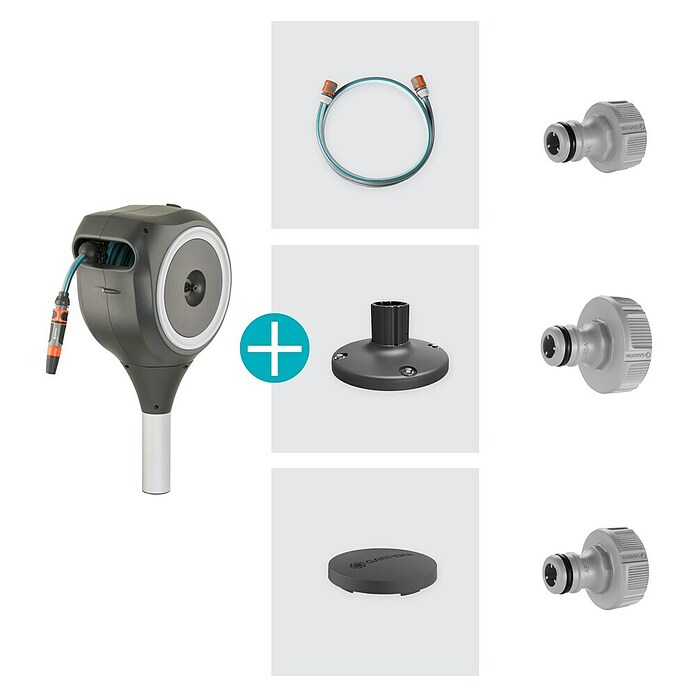 Gardena Schlauchbox Roll-Up S (Schlauchlänge: 15 m, 360 ° drehbar) | BAUHAUS