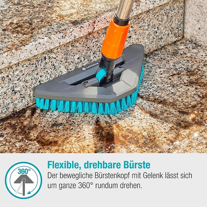 Gardena Čistilnik za fuge Cleansystem  (Upogljiv spoj, Širina: 280 mm) | 7317 - Wassertechnik Reinigung | IAFB - Systemteile Wassertechnik | IAF - Wassertechnik | IA - Gartenhartware | I - Stadtgarten | BAUHAUS
