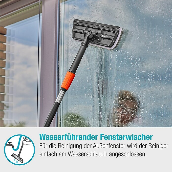 Gardena Brisalec oken Cleansystem  (Širina: 320 mm, Vodonosni) | 7317 - Wassertechnik Reinigung | IAFB - Systemteile Wassertechnik | IAF - Wassertechnik | IA - Gartenhartware | I - Stadtgarten | BAUHAUS