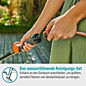 Gardena Cleansystem Waschbürsten-Set Cleansystem (Länge Stiel: 90 cm, Wasserführend) | BAUHAUS