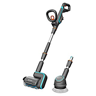 Gardena Power for All 18V Cepillo de limpieza de batería AquaBrush Universal doble cabezal (18 V, Sin batería)
