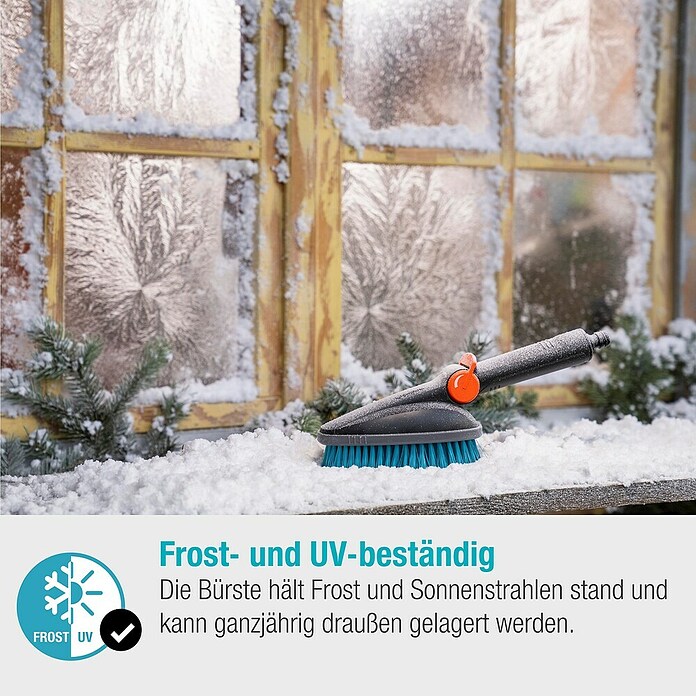 Gardena Cleansystem Ročna krtača Cleansystem M hard  (Vodonosni) | 7317 - Wassertechnik Reinigung | IAFB - Systemteile Wassertechnik | IAF - Wassertechnik | IA - Gartenhartware | I - Stadtgarten | BAUHAUS