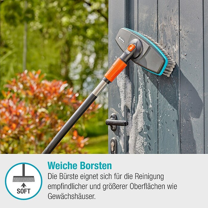 Gardena Cleansystem Krtača za pranje Cleansystem  (Vodonosni) | 7317 - Wassertechnik Reinigung | IAFB - Systemteile Wassertechnik | IAF - Wassertechnik | IA - Gartenhartware | I - Stadtgarten | BAUHAUS