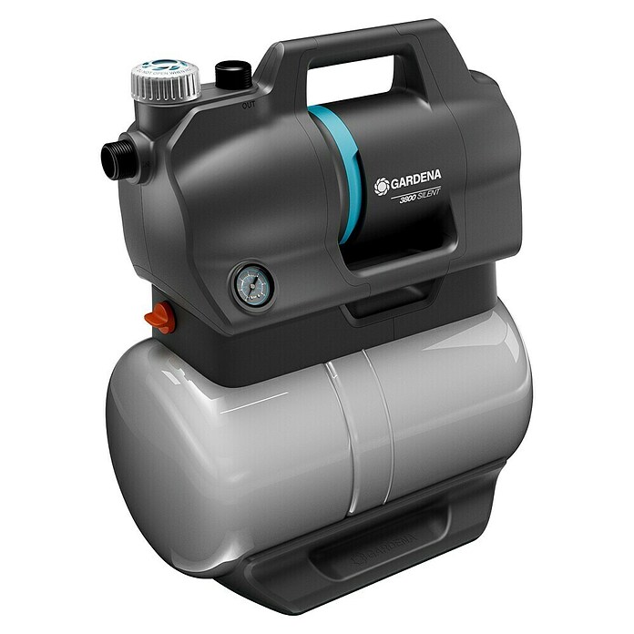Gardena Grupo de presión 3800 Silent (600 W, Capacidad de bombeo máx.: 3.800 l/h, Presión máx.: 3,9 bar) | BAUHAUS