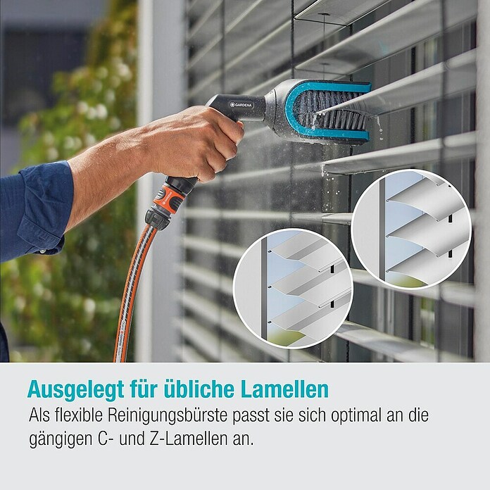 Gardena Čistilna krtača Cleansystem  (Ustrezno za: Žaluzije s C ali Z lamelami) | 7317 - Wassertechnik Reinigung | IAFB - Systemteile Wassertechnik | IAF - Wassertechnik | IA - Gartenhartware | I - Stadtgarten | BAUHAUS
