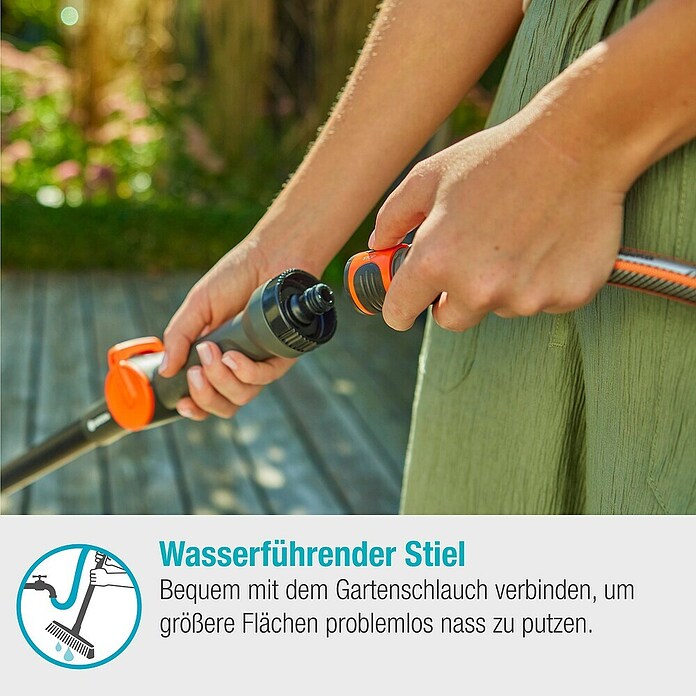 Gardena Cleansystem Wasserstiel Cleansystem (Länge Stiel: 90 cm, Aluminium) | BAUHAUS