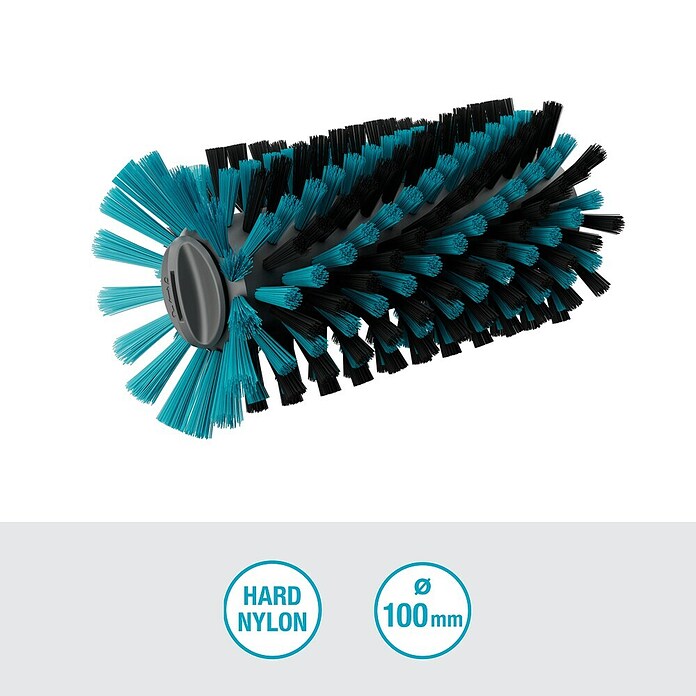 Gardena Power for All 18V Oppervlakteborstel Medium (Passend bij: Draadloze reinigingsborstel AquaBrush Patio 03/18V & Universeel 04/18V) | BAUHAUS