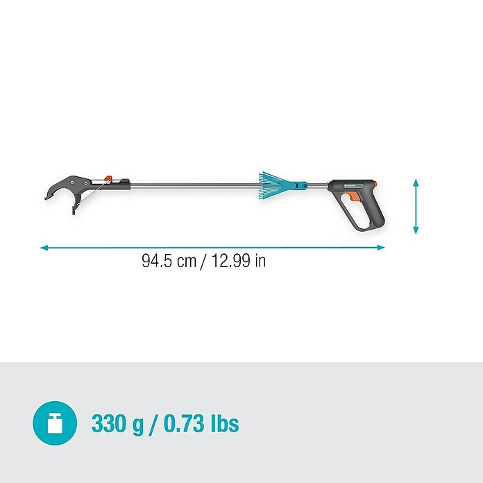 Gardena Cleansystem Prijemalo  (Dolžina: 94,5 cm) | 7240 - Geräte mit Stiel | IADA - Gartenhandgeräte | IAD - Gartenhandgeräte | IA - Gartenhartware | I - Stadtgarten | BAUHAUS