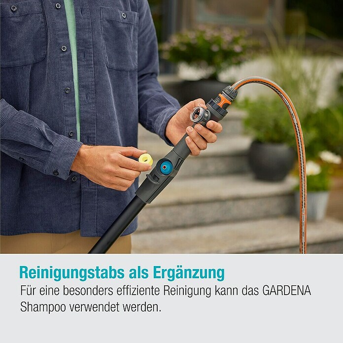 Gardena Cleansystem Teleskopski vodni ročaj Cleansystem  (155 cm - 260 cm, Aluminij) | 7317 - Wassertechnik Reinigung | IAFB - Systemteile Wassertechnik | IAF - Wassertechnik | IA - Gartenhartware | I - Stadtgarten | BAUHAUS