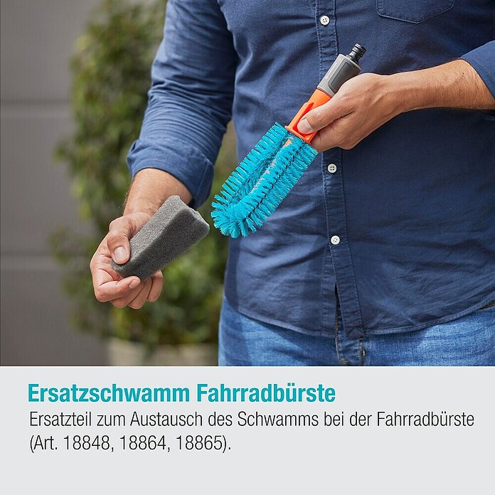 Gardena Ersatzschwamm Cleansystem (Passend für: GARDENA Fahrradbürste Cleansystem) | BAUHAUS