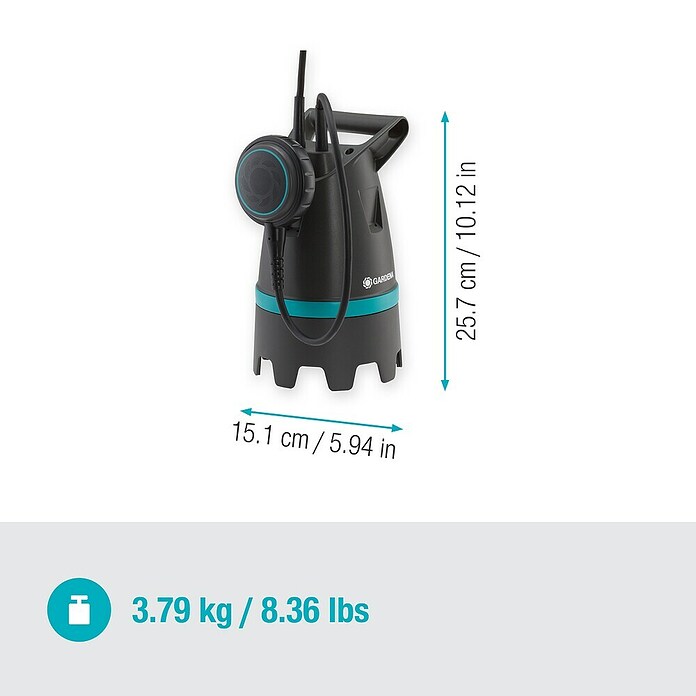 Gardena Schmutzwasserpumpe 10500 BASIC (400 W, Max. Fördermenge: 10 500 l/h) | BAUHAUS