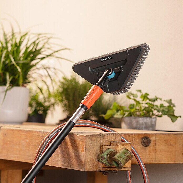 Gardena Zwenkbare schrobber Cleansystem (Scharnierende borstel) | BAUHAUS