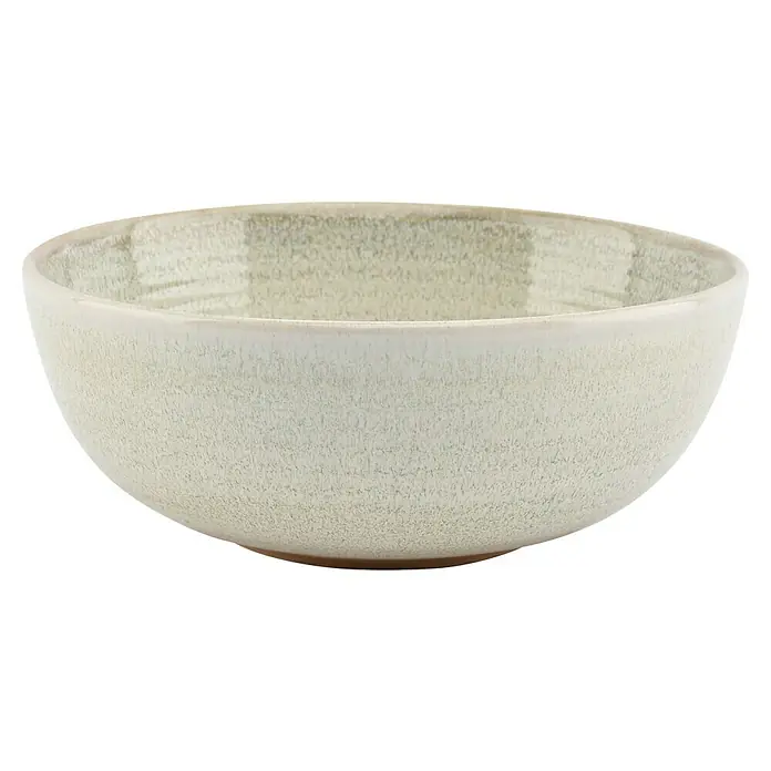 Schüssel Cameo - Ø x H: 16,5 x 6,5 cm, Beige - Nahaufnahme einer hellen, keramischen Schale mit einer ungleichmäßigen Textur und sanften Farbverläufen, ideal für den täglichen Gebrauch.
