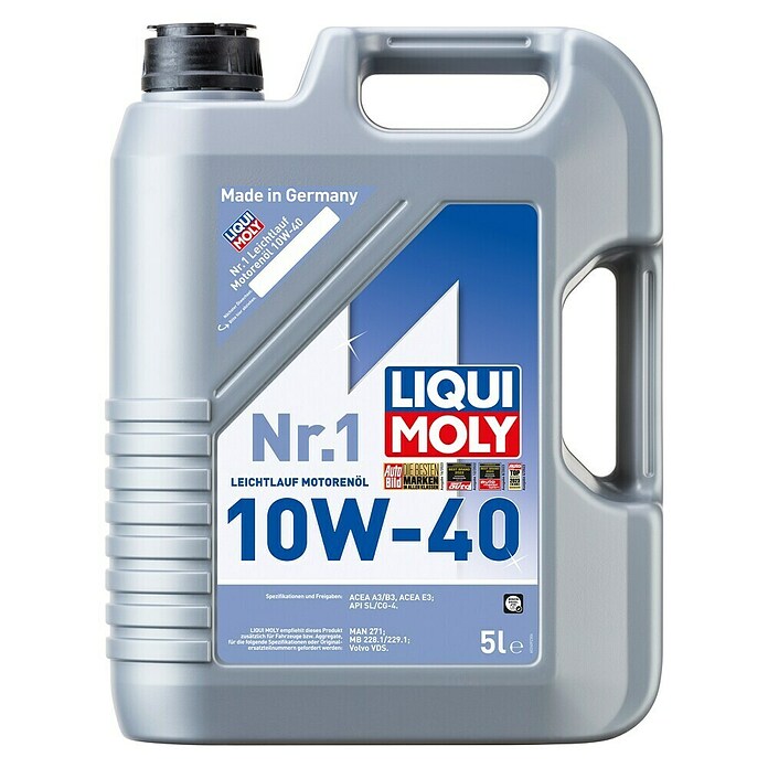 Liqui Moly Leichtlaufmotorenöl Longlife III Nr. 1 (A3/B3/E3, 5 l)