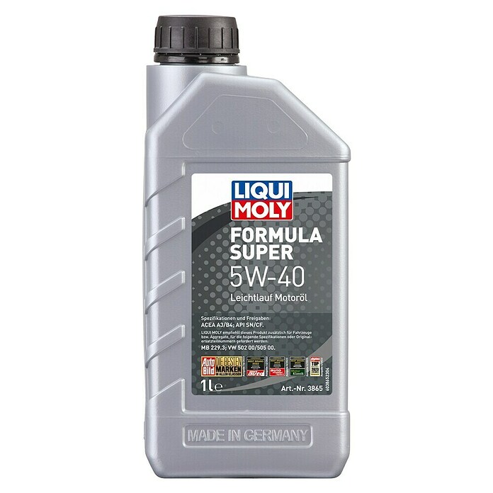 Liqui Moly Formula Super Motoröl (5W-40, A3/B4, 1 l)