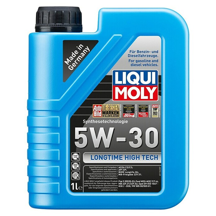 Liqui Moly Motoröl Longtime High Tech (5W-30, C3, 1 l)