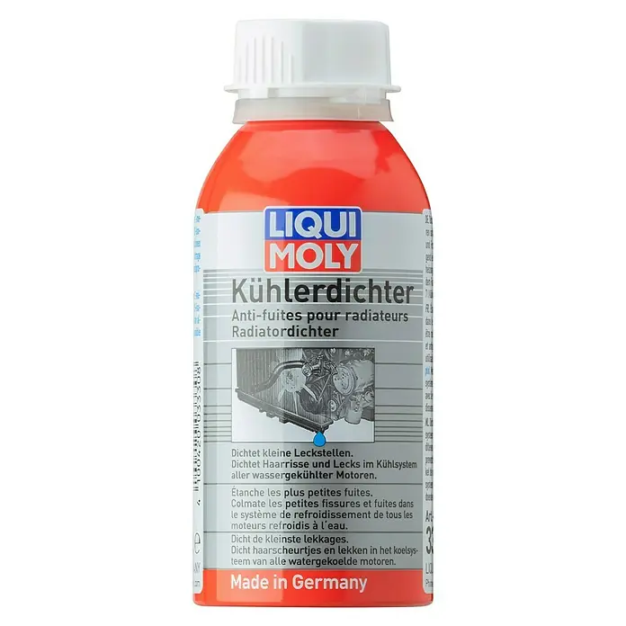 Liqui Moly Kühlerdichter - 150 ml - Flüssiger Kühlerdichter von Liqui Moly zur Reparatur von Kühlmittelverlusten und kleinen Lecks im Kühlsystem.