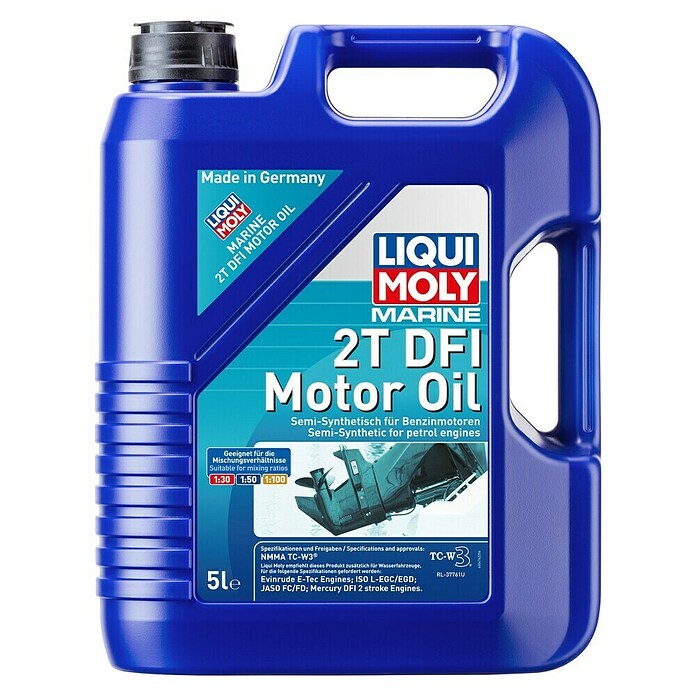 Liqui Moly Marine Motoröl 2T DFI (Semisynthetisch, 5 l, Geeignet für: Benzinmotor)