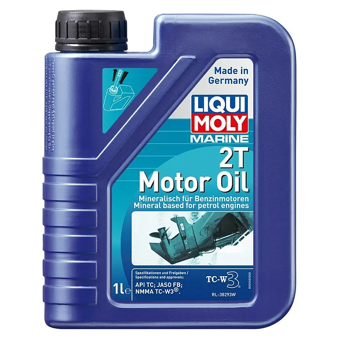Liqui Moly Marine Motoröl 2T - 1 l, Mineralisch - Liqui Moly Marine 2T Motoröl: Mineralisches Öl für Benzinmotoren, hergestellt in Deutschland, ideal für Bootsmotoren.