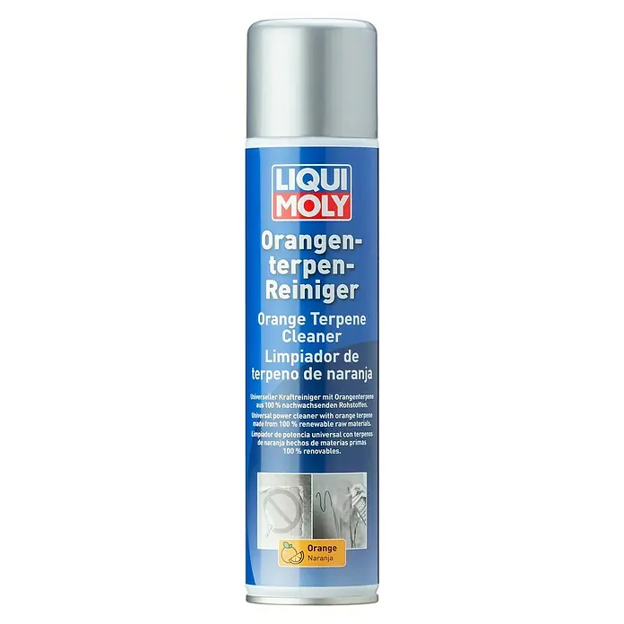 Liqui Moly Kunststofftiefenpfleger - 400 ml - Dose Orangen-Terpen-Reiniger von Liqui Moly. Universeller Kraftreiniger mit Orangenterpene aus 100 % nachwachsenden Rohstoffen.