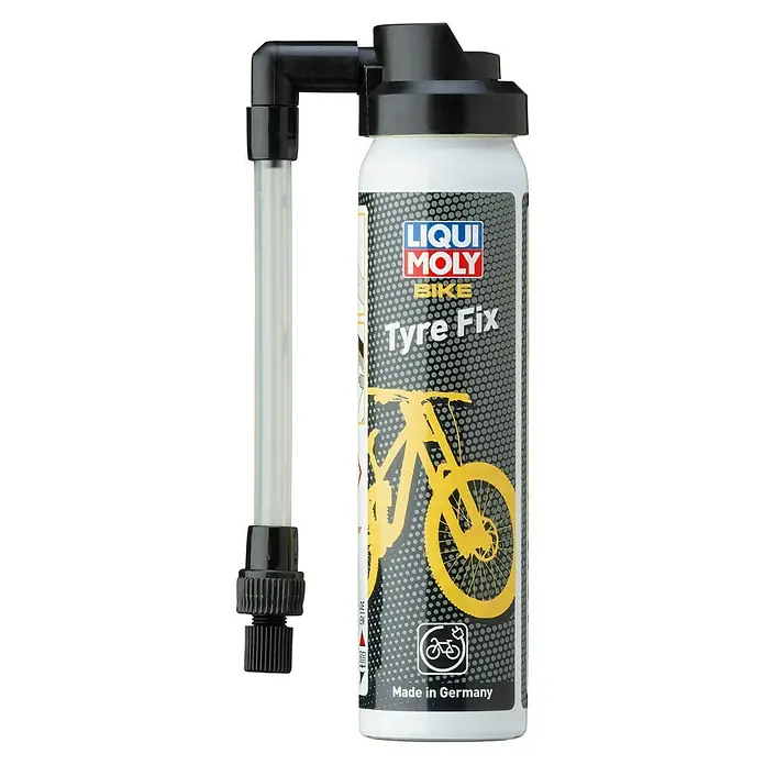Liqui Moly Reifen-Dicht Bike TYRE Fix - 75 ml - Produktbild von Liqui Moly Bike Tyre Fix, einem Reifendichtmittel für Fahrräder, das platte Reifen schnell und einfach repariert.