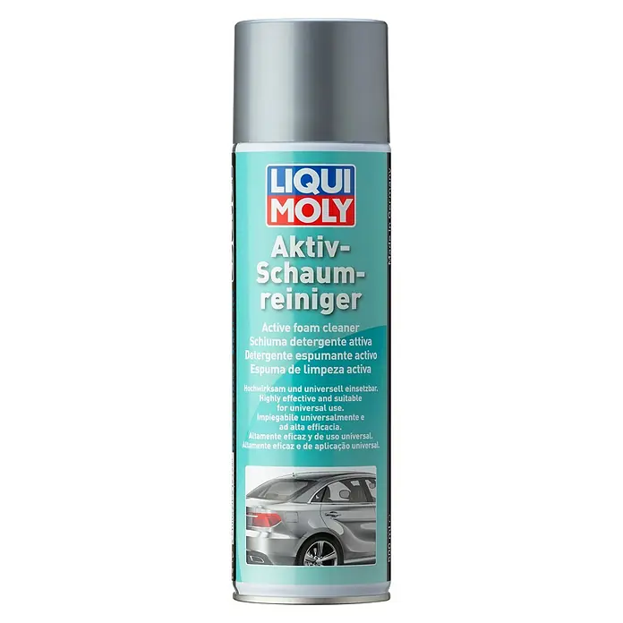 Liqui Moly Universalreiniger - 500 ml, Geeignet für: Fahrzeuge - Abbildung einer Dose LIQUI MOLY Aktiv-Schaum-Reiniger, einem hochwirksamen und universell einsetzbaren Reinigungsschaum.