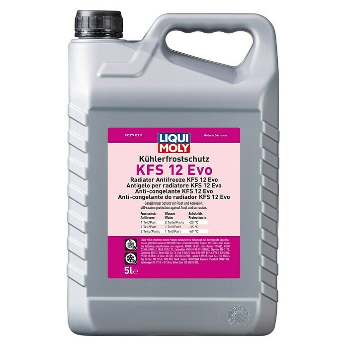 Liqui Moly Kühlerfrostschutz KFS 12 (5 l, Max. Frostbeständigkeit: -69 °C) | BAUHAUS