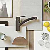 Grohe QuickFix Start Spültischarmatur Start (Schwarz, Schwenkbar, Matt) | BAUHAUS
