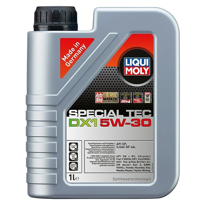 Liqui Moly Motoröl  Special Tec DX1 5W-30 (5W-30, API SN, 1 l)