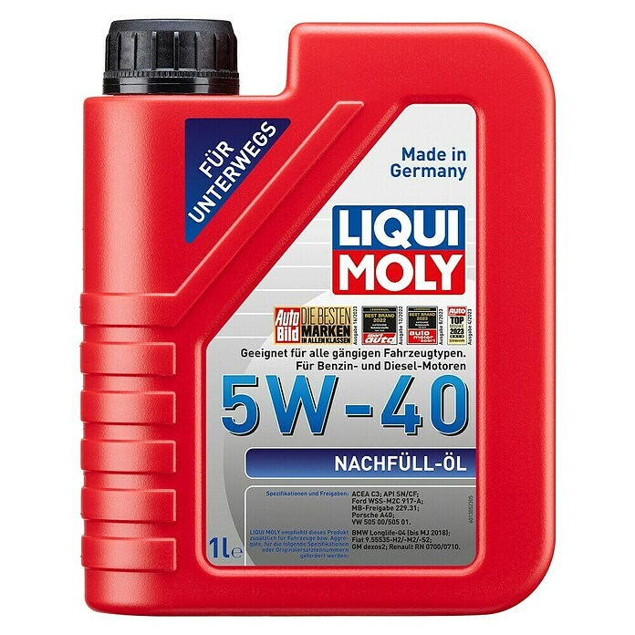 Liqui Moly Motoröl 5W-40 (5W-40, C3, 1 l)