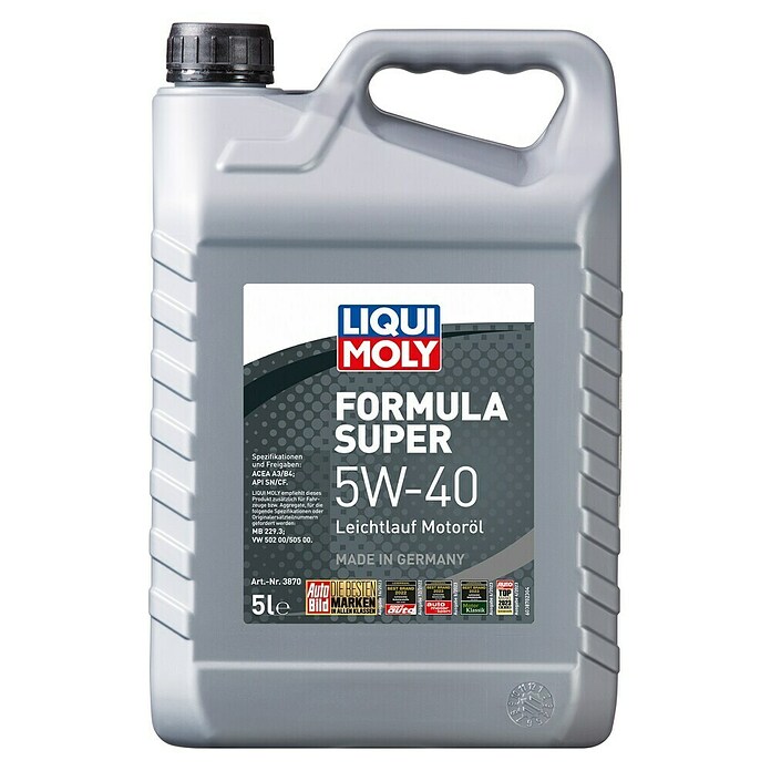 Liqui Moly Formula Super Motoröl (5W-40, A3/B4, 5 l)