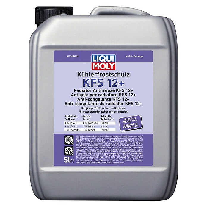 Liqui Moly Kühlerfrostschutz KFS 12+ (5 l, Max. Frostbeständigkeit: -68 °C) | BAUHAUS