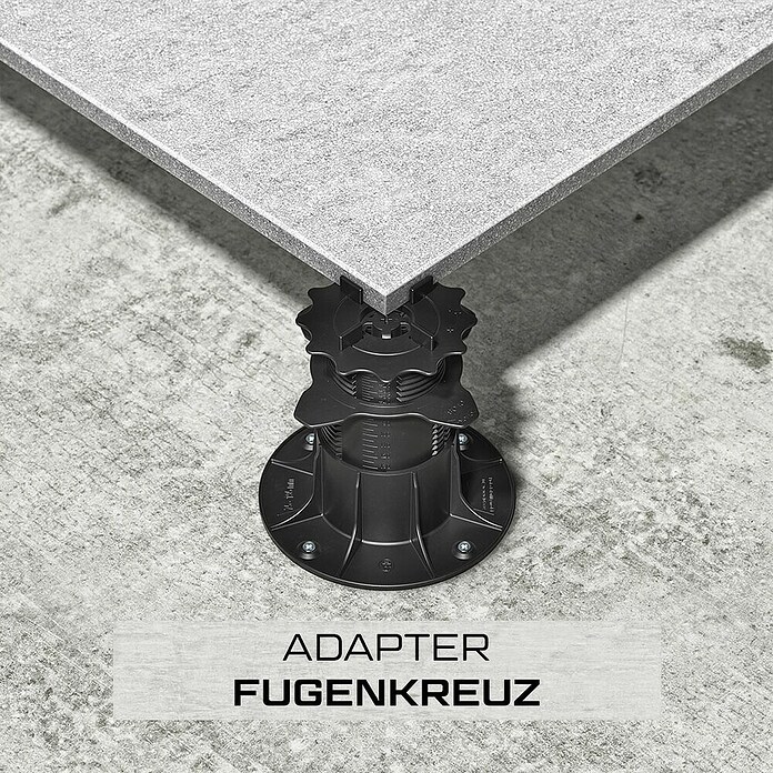 Langfit Stelzlager-Adapter Fugenkreuz (10 Stk., Passend für: Langfit Stelzlager, Kunststoff) | BAUHAUS